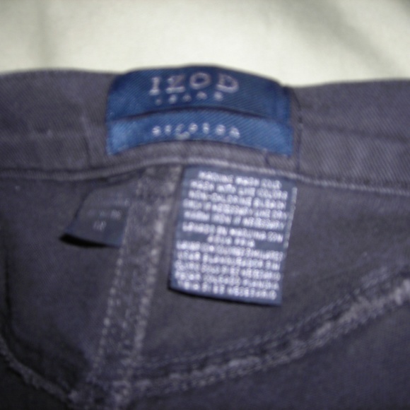 Ladies, Izod Jeans,sz 12,blk.stretch - Picture 5 of 5